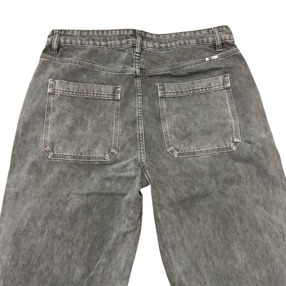 Kancan Women's Cargo Jeans Straight Super High Rise Ankle Size 30 - Picture 5 of 6